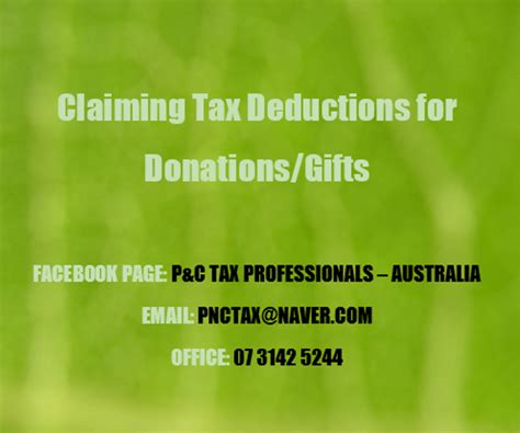 Tax Return Claiming Tax Deductions For Donations Ts