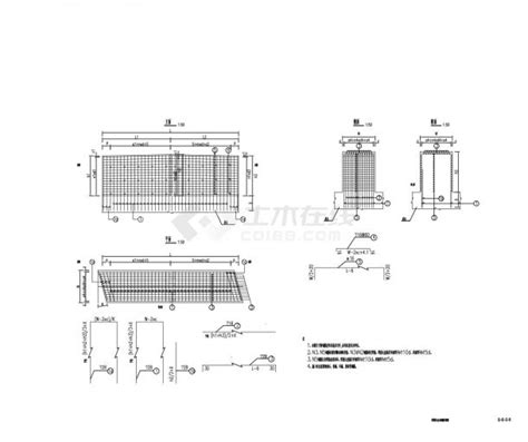 引桥桥台台身钢筋布置图节点详图土木在线