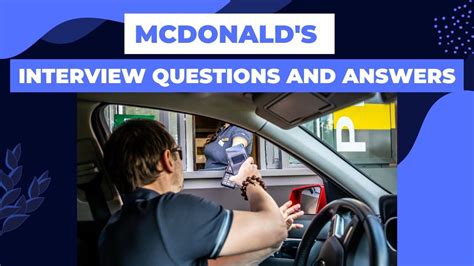 Mcdonalds Interview Questions And Answers Youtube