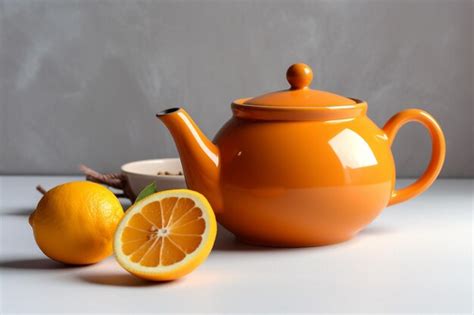 Premium Ai Image Orange Drink Container