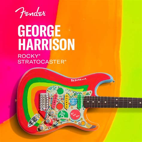 New Fender Rocky Signature Stratocaster Announced George Harrison