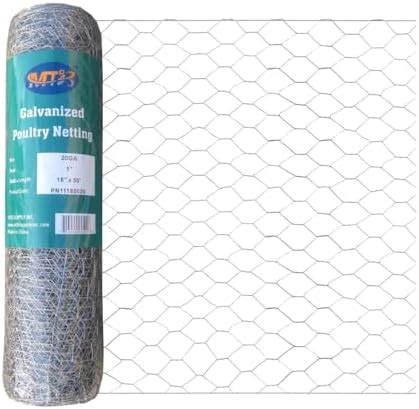 Amazon Mtb Supply Ga Galvanized Hexagonal Poultry Netting