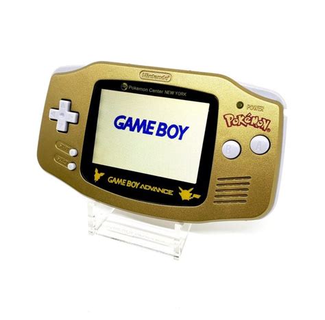 Nintendo Gameboy Advance Ips V2 Gold Pokemon Edition Gameboy Customs