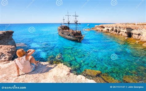 Black Pearl Pirate Ship By Tour Dubai Docked At Dubai Creek Harbour