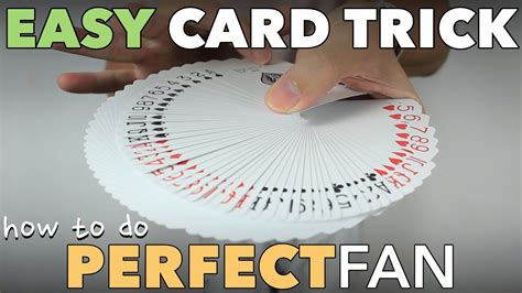 Easy Beginner Card Trick To Fan A Deck Of Cards Perfectly Thumb Fan