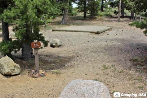 Longs Peak Campground Rocky Mountain National Park Camping Usa