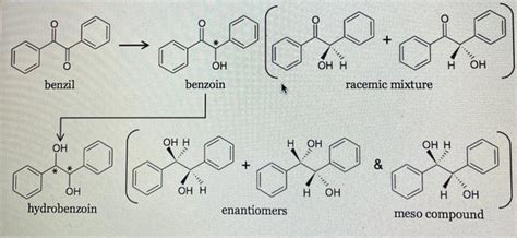 Solved Can I See The Mechanism For The Reduction Of Benzil Chegg