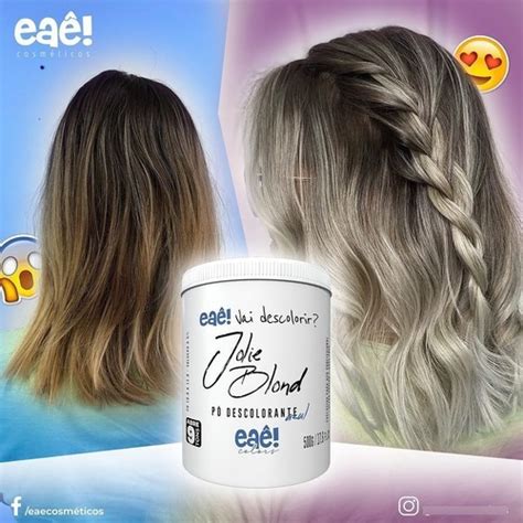 Pó Descolorante Azul Dust Free Jolie Blond Eaê Colors 500g