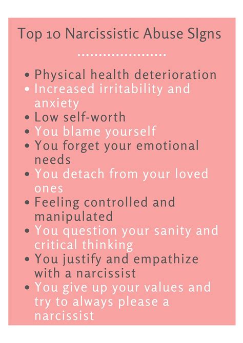 10 Signs Of Narcissistic Abuse Syndrome Sympthoms And Recovery