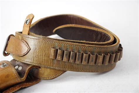 Brown Leather Gun Holster Belt | Property Room