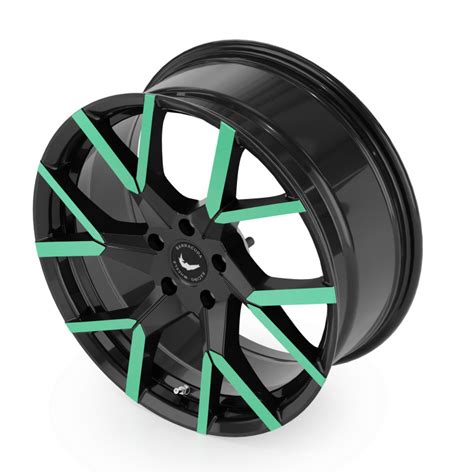 Barracuda Tzunamee Evo Black Gloss Flashgreen Felgenshop De