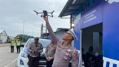 Polda Jateng Dan Polres Pekalongan Kota Uji Coba Etle Drone