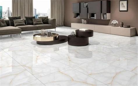 Polished Glazed High Glossy Vitrified Floor Tiles Size 2x4 Feet