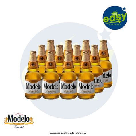 Cerveza Clara Modelo Especial Botellas De Ml C U