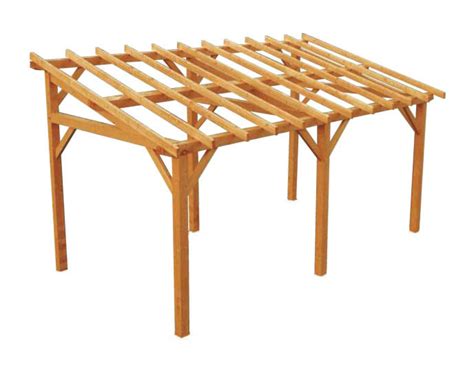 JARDIN ᐅ Structure autoportée à adosser en bois traité Vanoise 15 34m²