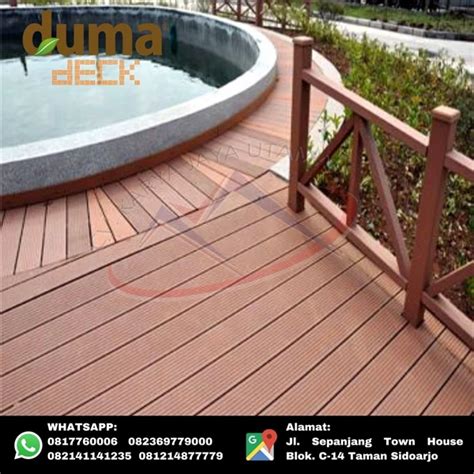 Jual Duma Deck Wpc Sebagai Lantai Outdoor Surabaya Karya Jaya Utama