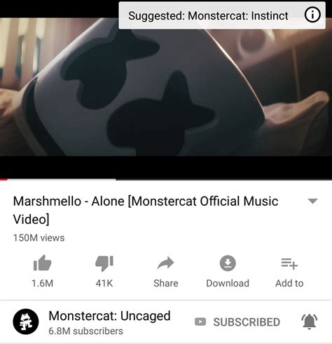 Marshmello - Alone has reached 150 million views on YouTube : r/Monstercat