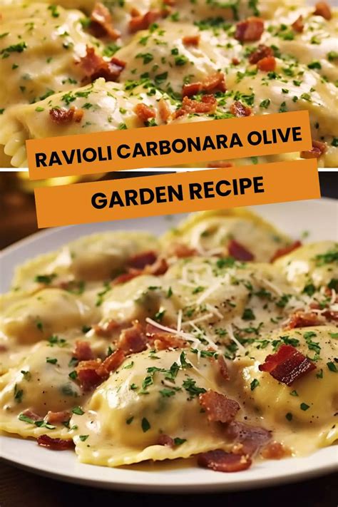 Ravioli Carbonara Olive Garden Recipe Hungarian Chef