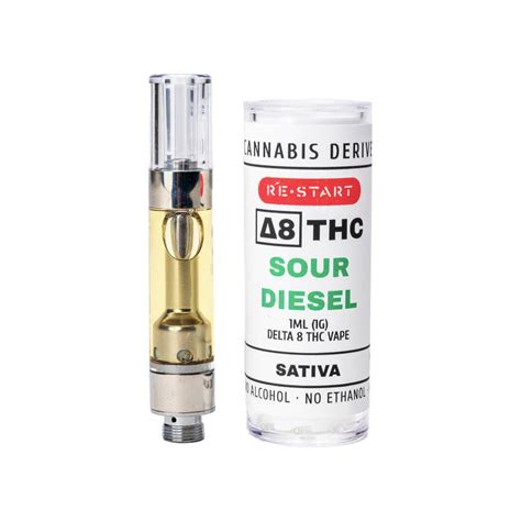 Delta 8 Vape Sour Diesel Restart 1 Tx Dispensary