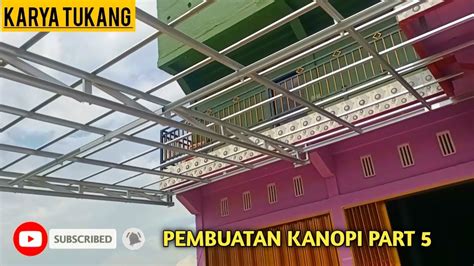 Proses Pasang Reng Dan Jarak Standar Reng Atap Spandek Kanopi Baja