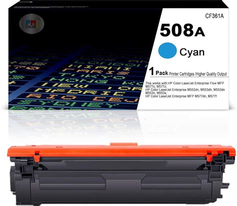 Amazon 508A Cyan Toner Cartridge Replacement For HP 508A CF361A