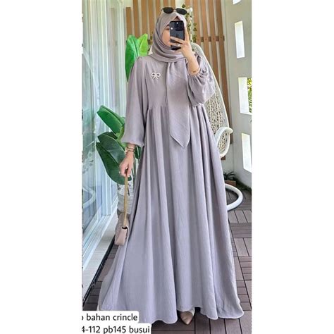 Jual SELETING AKTIF KAMILA GAMIS HIJAB CRINKLE AIRFLOW LD 110