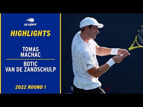 Tomas Machac vs. Botic Van de Zandschulp Highlights | 2022 US Open ...