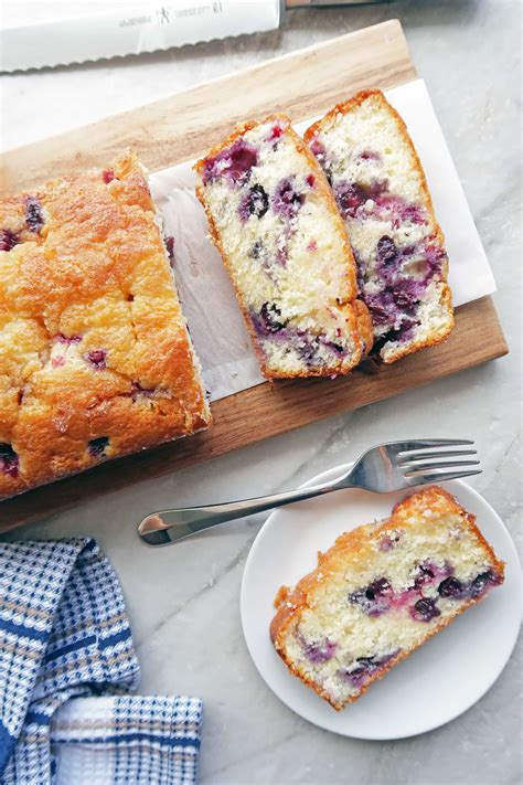 Classic Lemon Blueberry Loaf Cake Yay For Food