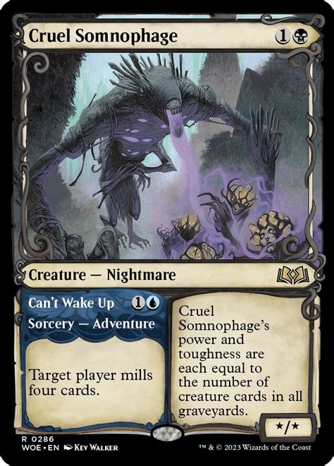 Cruel Somnophage Showcase Wilds Of Eldraine Magic The Gathering