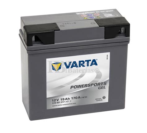 Batería para Moto VARTA 12 Voltios 19 Ah en C10 PowerSports Gel Ref