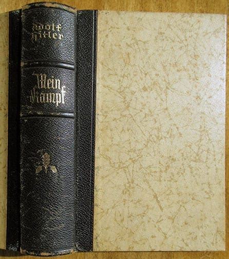 Rare 1937 3 Million Copies Jubilee Wedding Edition Of Adolf Hitlers