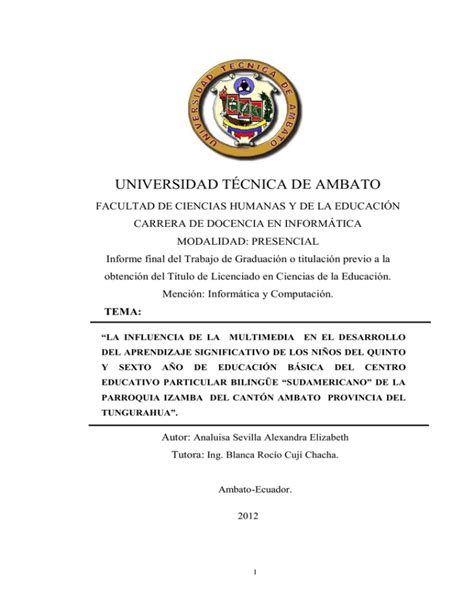 Repositorio Universidad T Cnica De Ambato