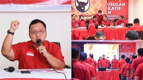 Berikut Perintah Olly Dondokambey Untuk Ketua Dpc Pdip Sulawesi Utara Untuk Persiapan Pemilu