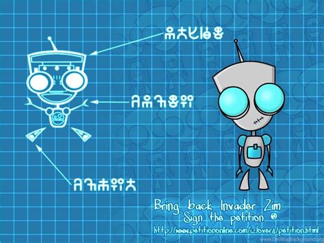 Gir Invader Zim Robots Science Wallpapers Desktop Background