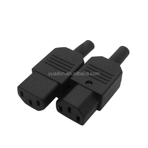 Rohs Compliant 60320 Iec 320 C13 C14 Female Male Rewireable Plug Adapter Connector Buy Iec 320