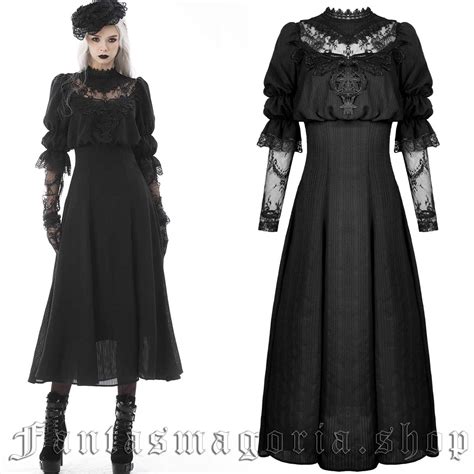 Black Mourning Dress Dark In Love Womens