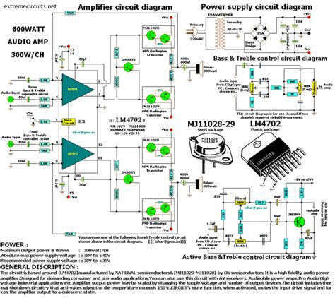 W Amplifier Circuit Diagram