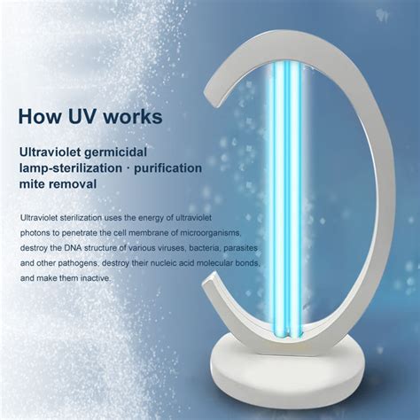 38W Ultraviolet Radiation Lamp Disinfection Sterilization Light DL GDDC 38W