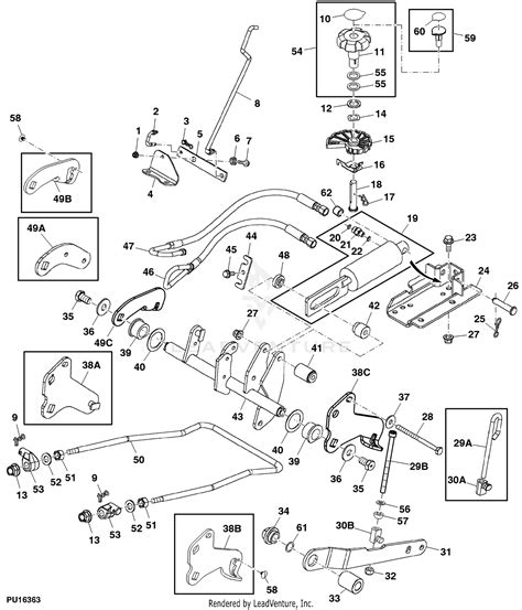 John Deere X540 Tractor Multi Terrain Series With 54 Inch