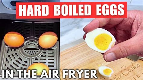 Air Fryer Hard Boiled Eggs Easy Tutorial Cooking Airfryer Eggs Youtube