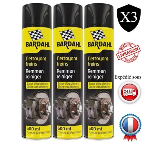 BARDAHL Nettoyant Freins Super Dégraissant Ultra Puissant Formule Pro