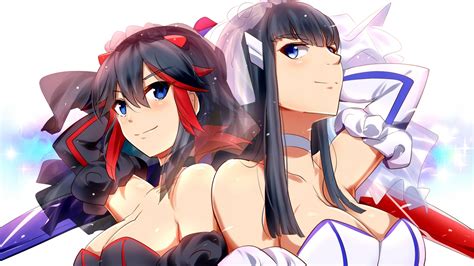 Wallpaper Ryuko Matoi And Satsuki Kiryuin From Kill La Kill Rotakuvisualarts