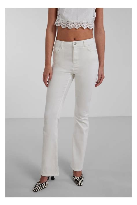 VAQUERO MUJER FLARE BLANCO BLANCO Talla XS Color BLANCO