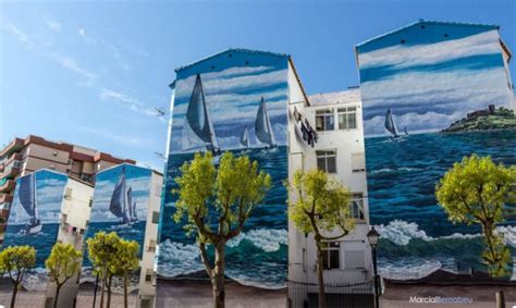 Andamios Colgantes Motorizados Para Pintar El Mural Mas Grande Del