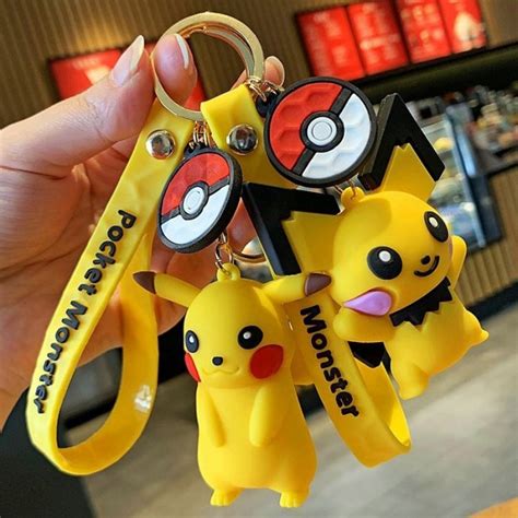 Jual GANTUNGAN KUNCI BENTUK KARTUN POKEMON PIKACHU POKEMON KEY BEST