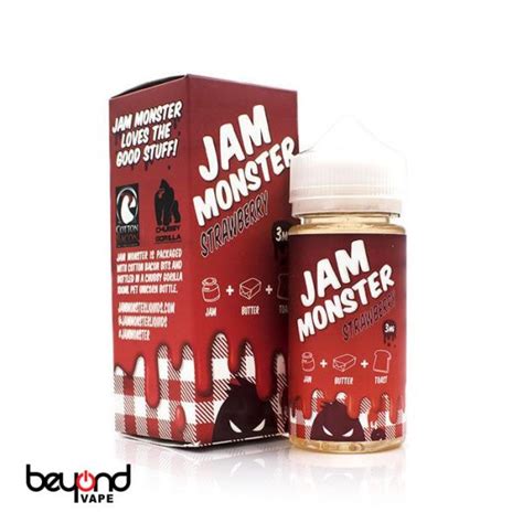 Jam Monster Strawberry Vape E Liquid 100ml Beyond Vape