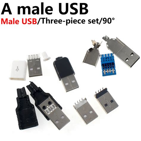 Conector Usb 2 0 3 0 Macho Tipo A Conector Pcb De 180 Grados Smt Smdpng