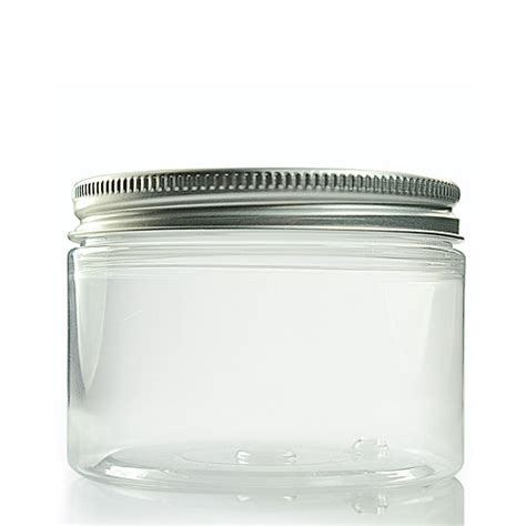 Ml Plastic Jar With Aluminium Lid Ideon Co Uk