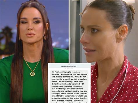 Dorit Kemsley Exposes Kyle Richards Text Trying To Silence Her