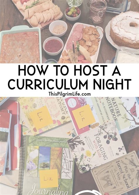 How To Host A Curriculum Night - This Pilgrim Life